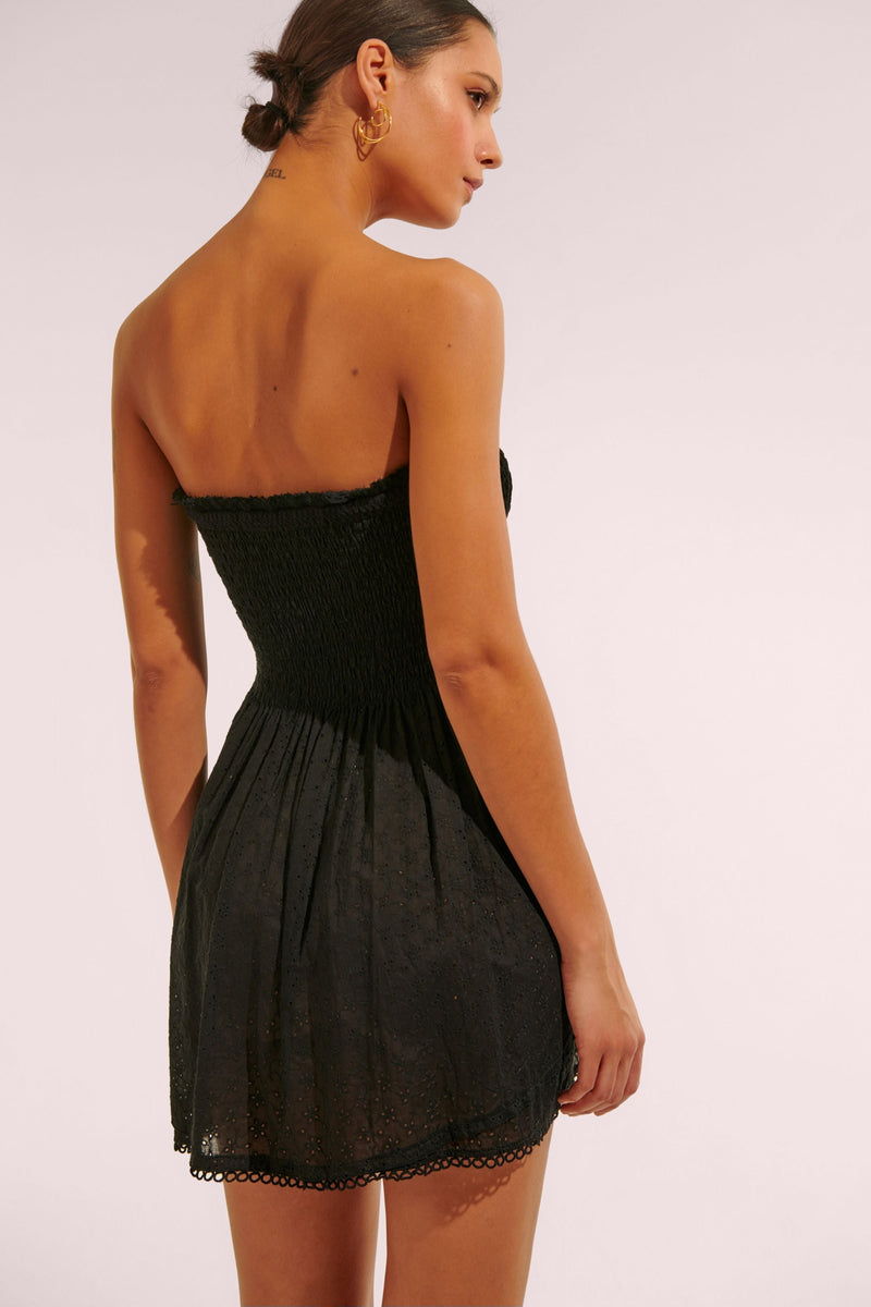 Bandeau Dress Claire - Black