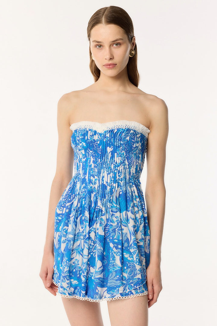 Robe Bandeau Claire - Blue Jengel