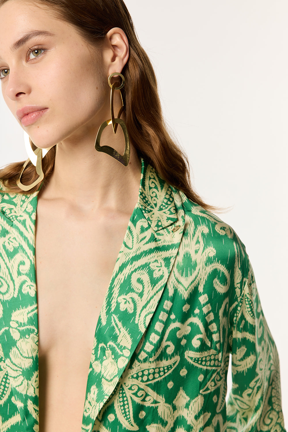 Veste Clea - Green Macro Ikat