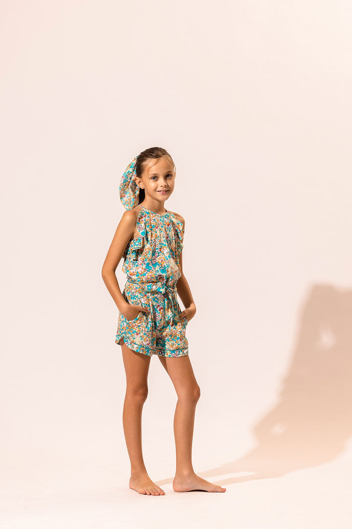 Kids Top Alida - Green Sweet Bell