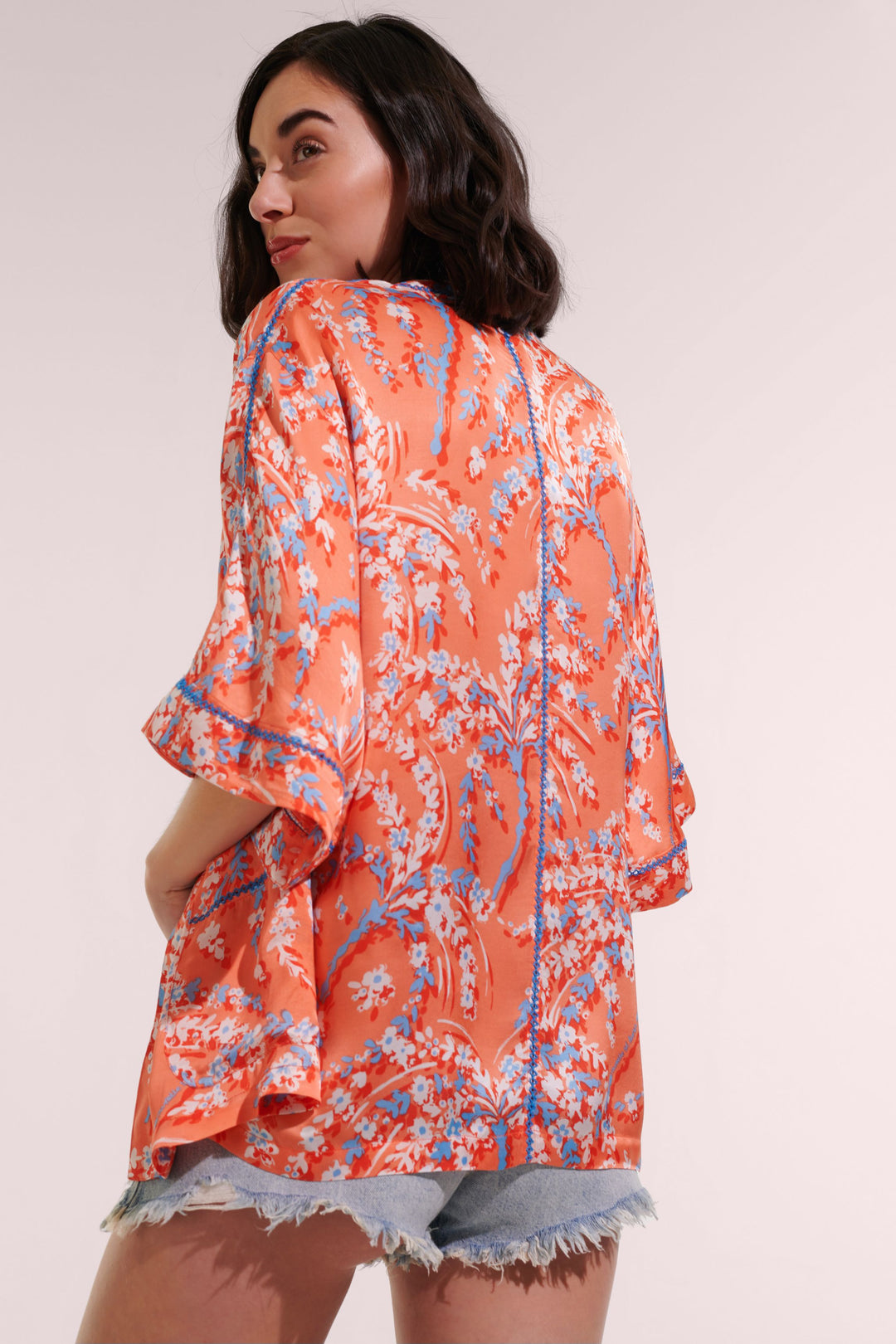 Kimono Bel - Orange Palmery