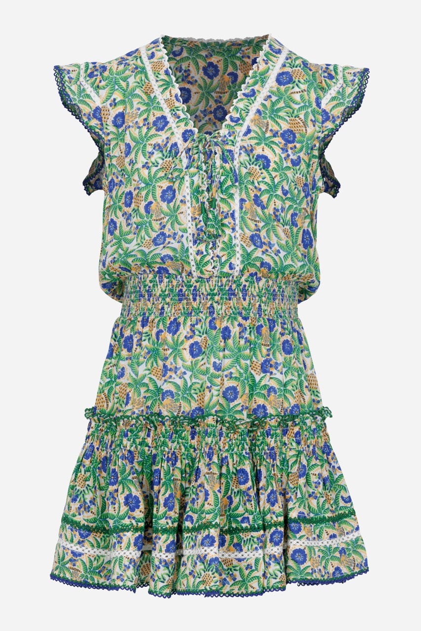 Robe Courte Enfant Anais - Blue Honolulu