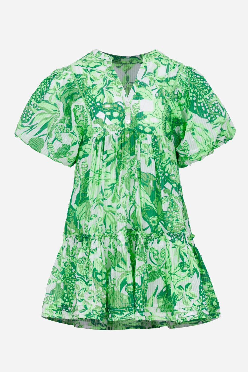 Robe Courte Enfant Aria - Green Jengel