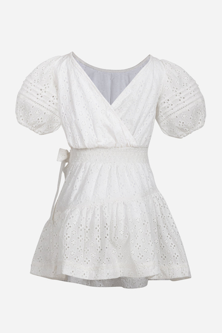 Kids Mini Dress Chantal - Natural White