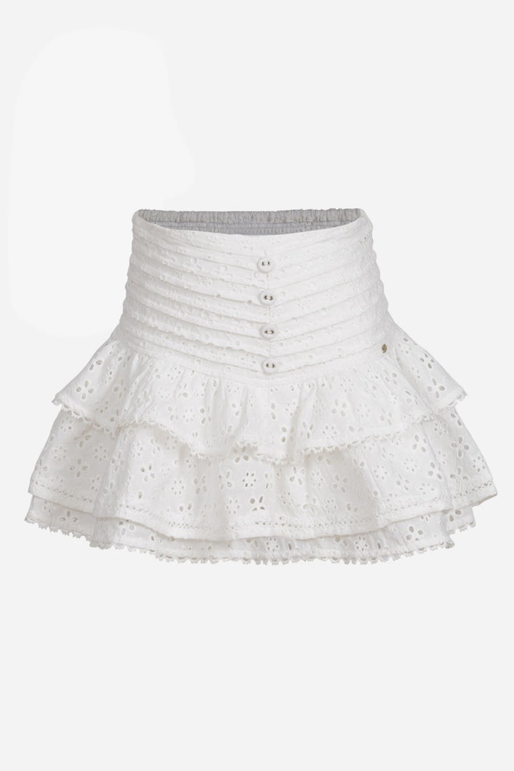 Mini Jupe Enfant Alizee - Natural White