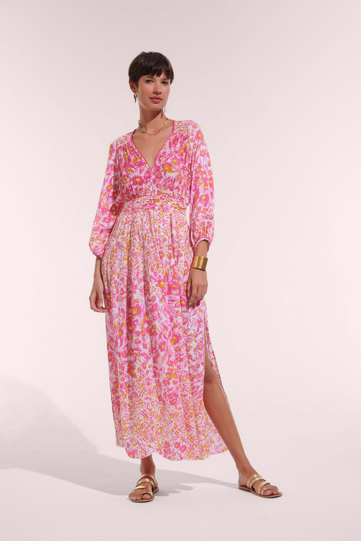 Long Dress Anabelle - Pink Nuances