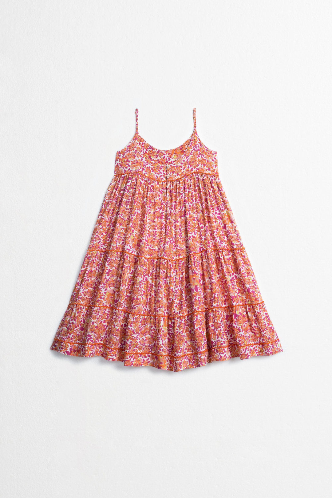 Kids Long Dress Bambi - Pink Net