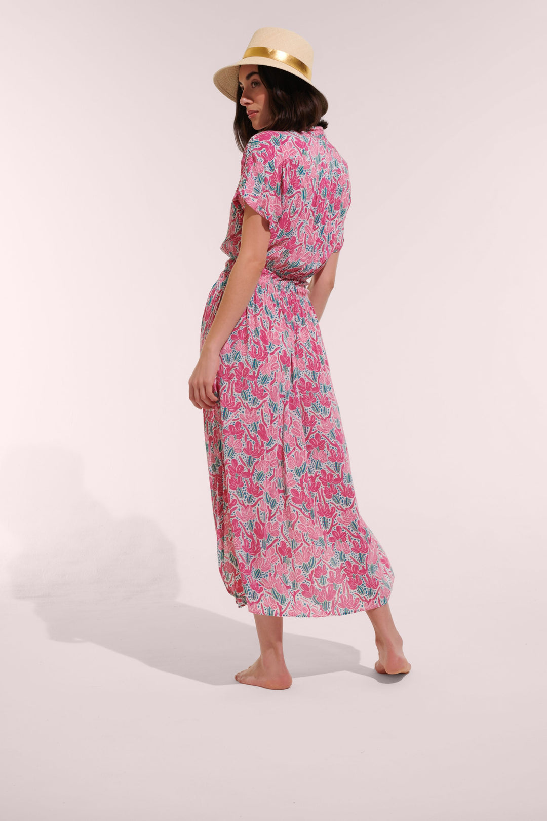 Long Dress Becky - Pink Kaktus