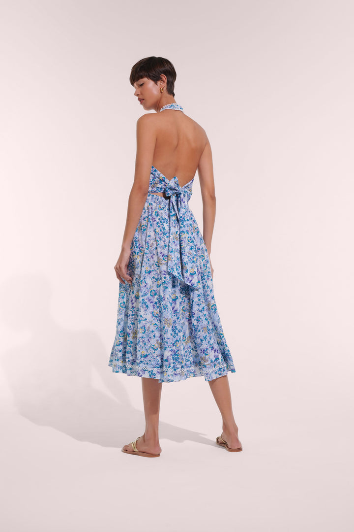 Robe Longue Beth - Blue Sweet Liberty