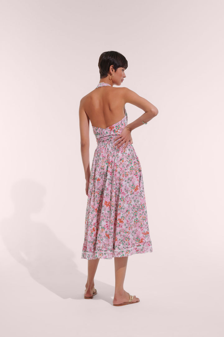 Robe Longue Beth - Pink Sweet Liberty