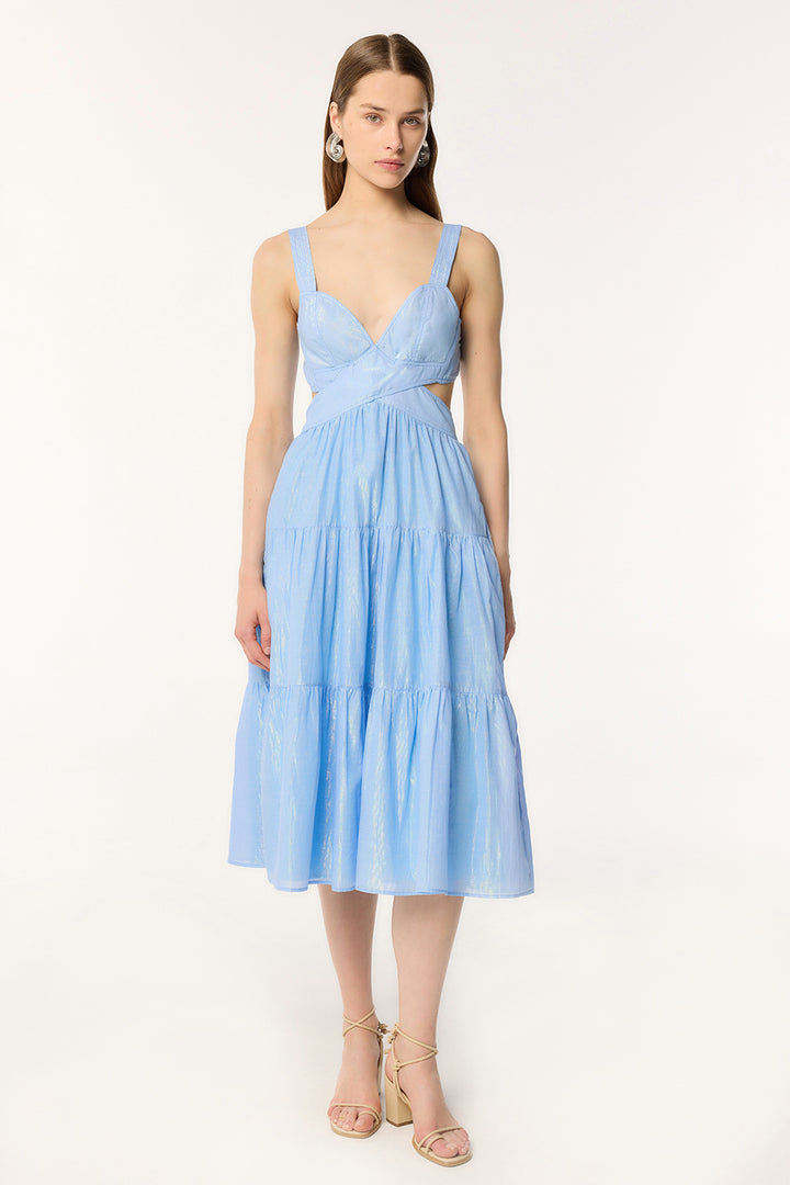 Robe Longue Coco - Light Blue