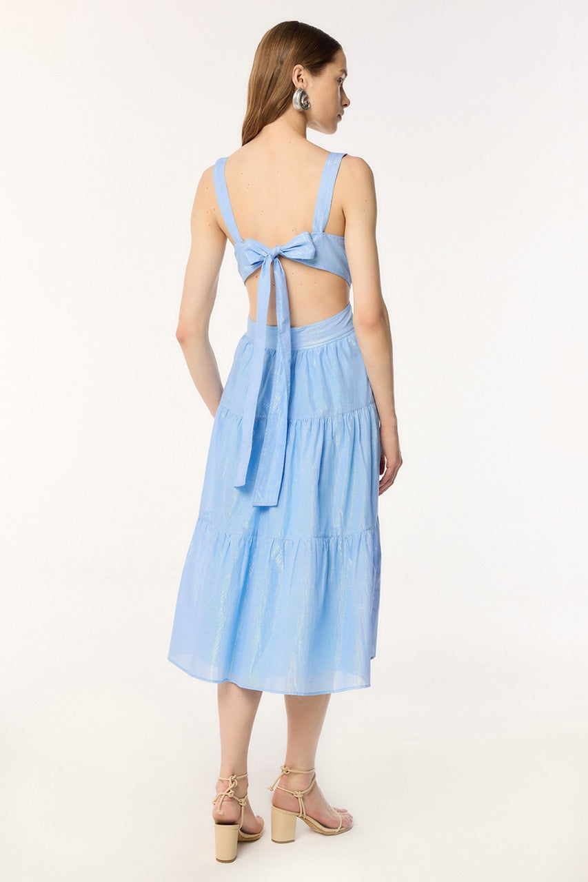 Robe Longue Coco - Light Blue