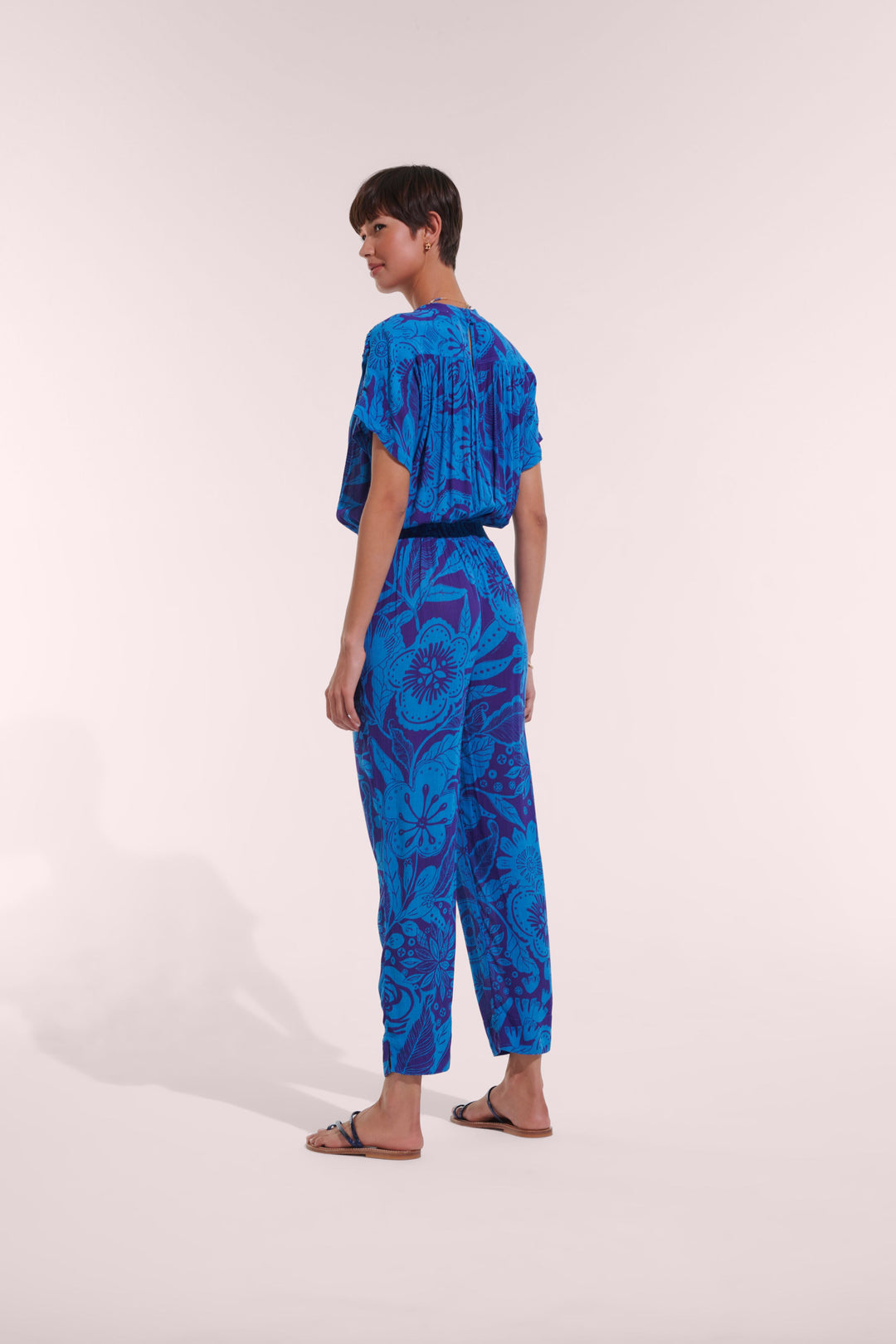 Long Jumpsuit Becky - Blue Gauguin