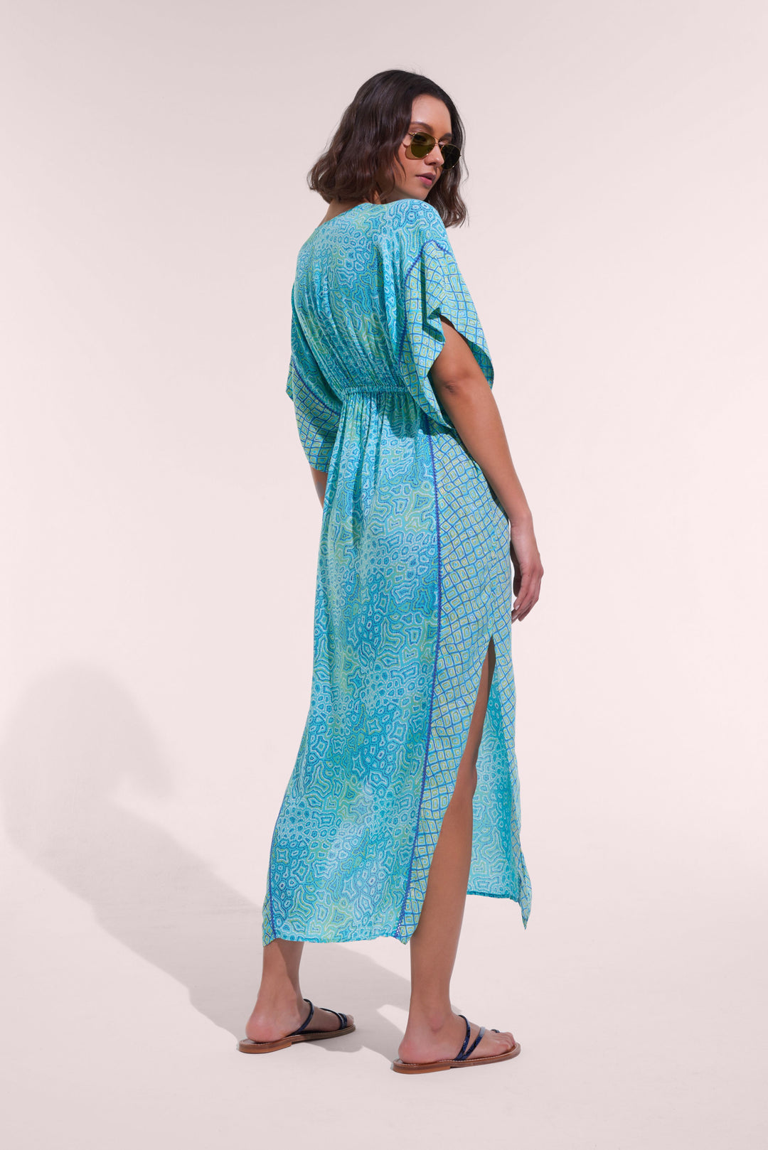 Caftan Long Amaya - Aqua Sea Water