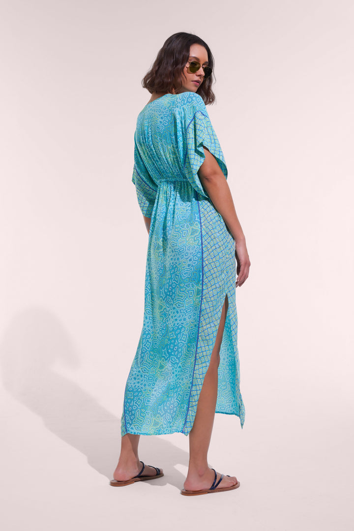 Caftan Long Amaya - Aqua Sea Water