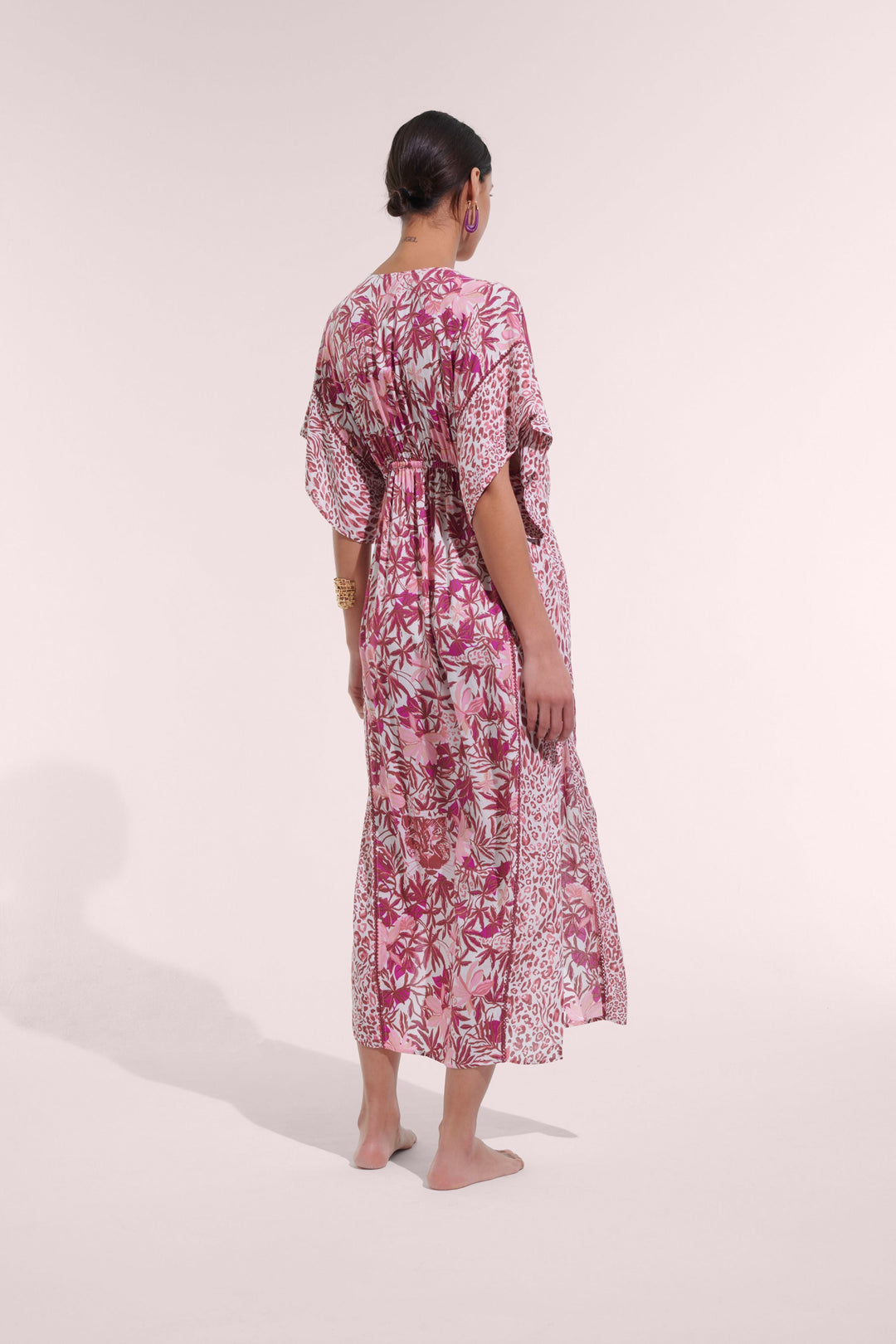 Caftan Long Amaya - Pink Orchid