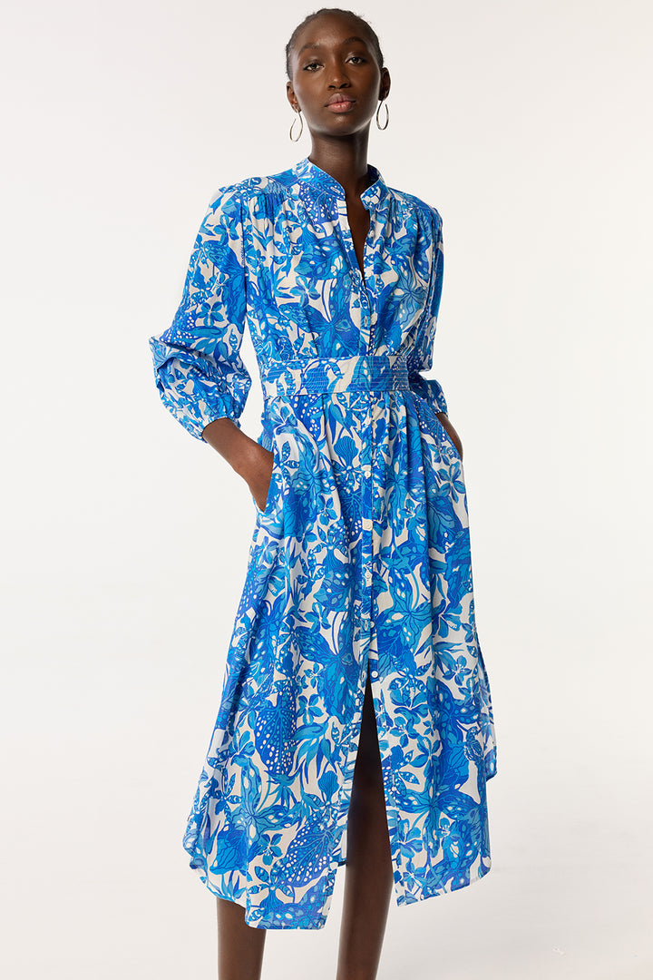 Robe Longue Cathy - Blue Jengel