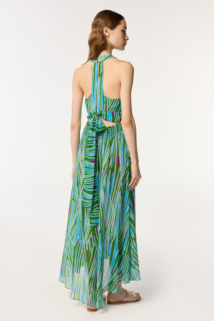 Long Dress Clea - Green Bamboo