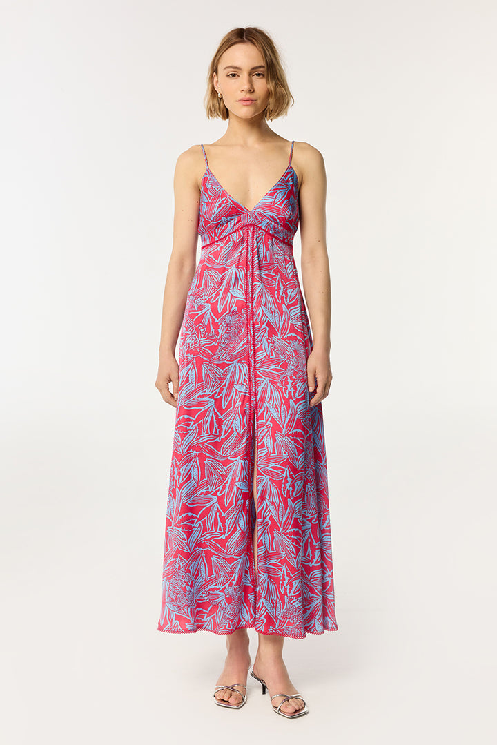 Robe Longue Denise - Pink Pop Tiger