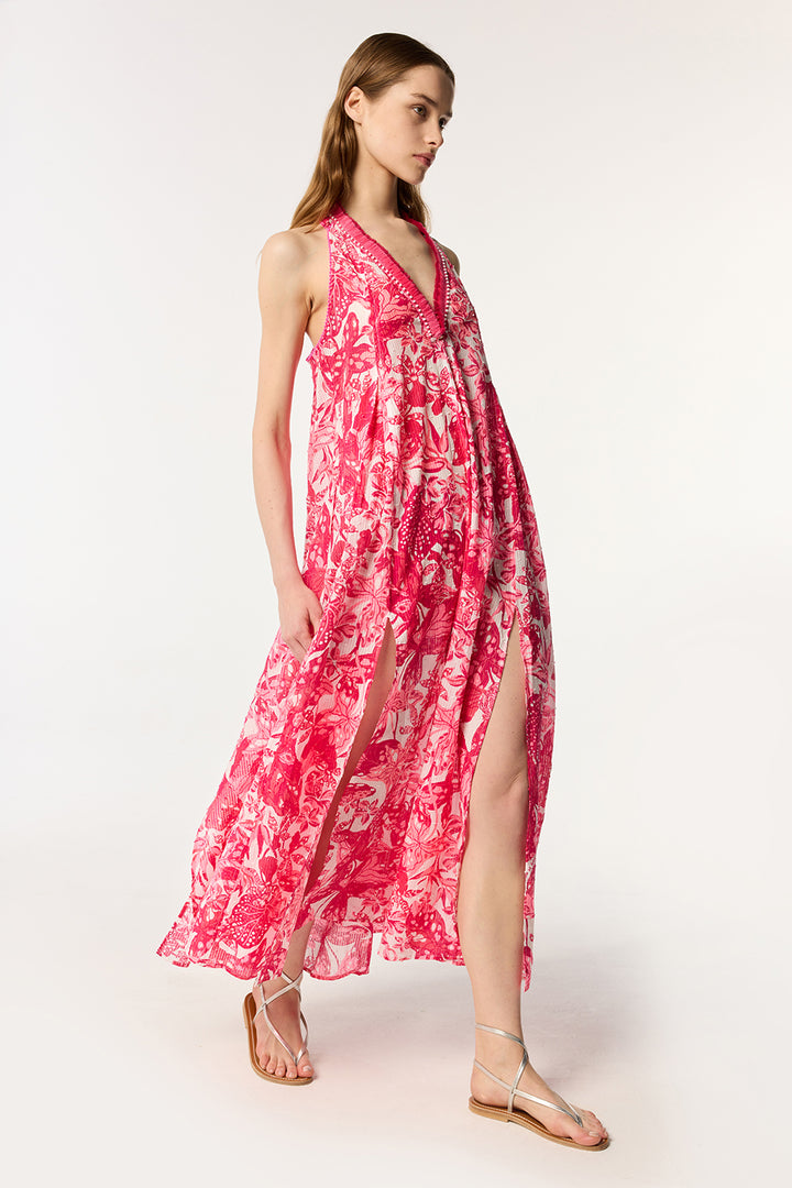 Long Dress Nava - Pink Jengel