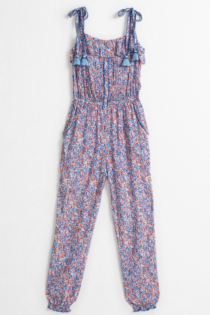 Kids Long Jumpsuit Astra - Light Blue Paquerette