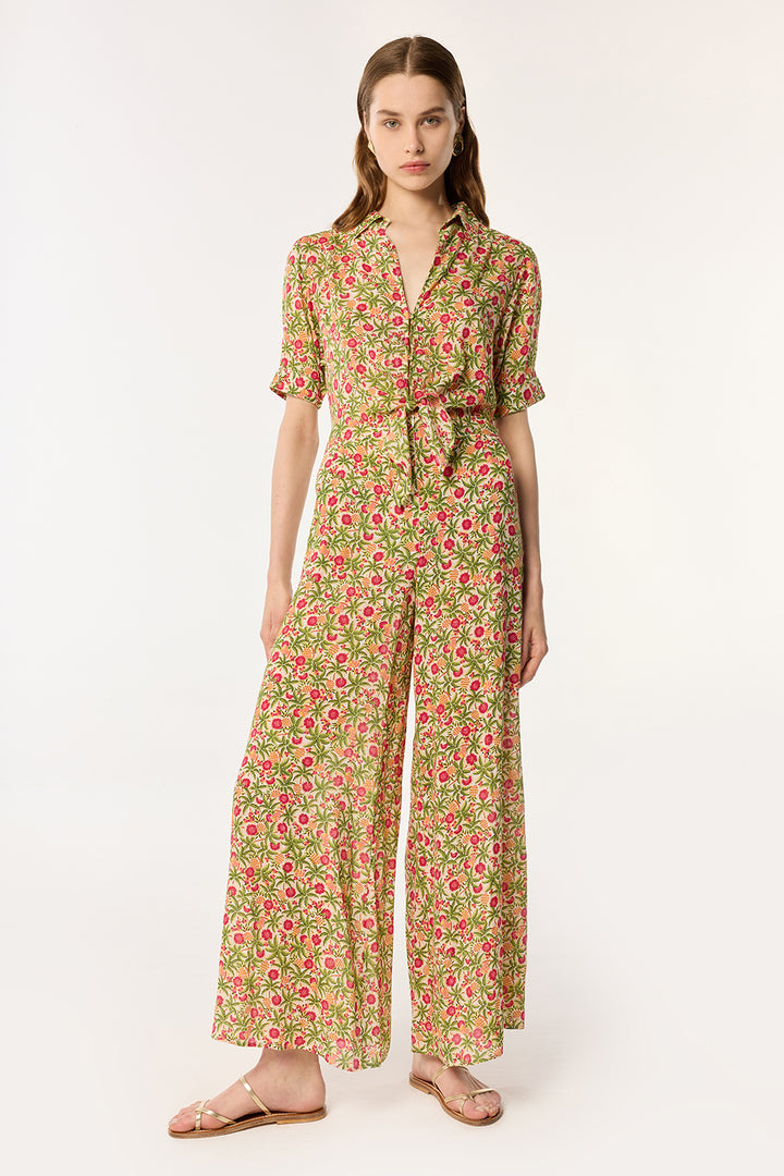 Long Jumpsuit Bettina - Pink Honolulu