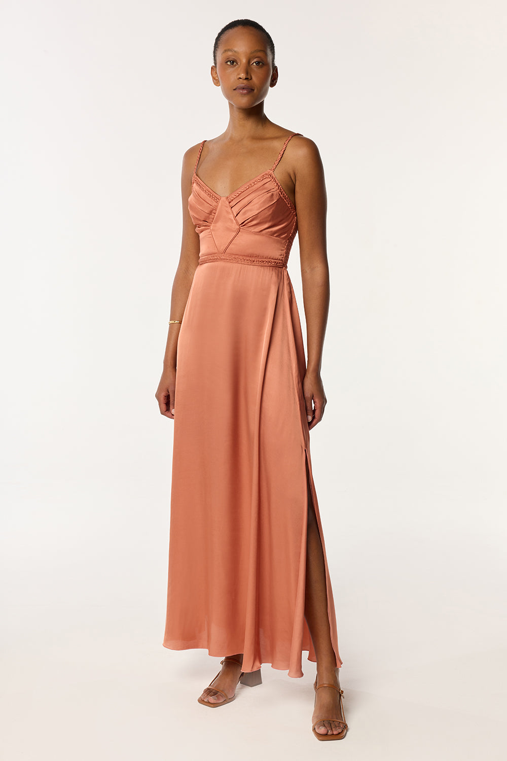 Long Dress Cara - Dusty Pink