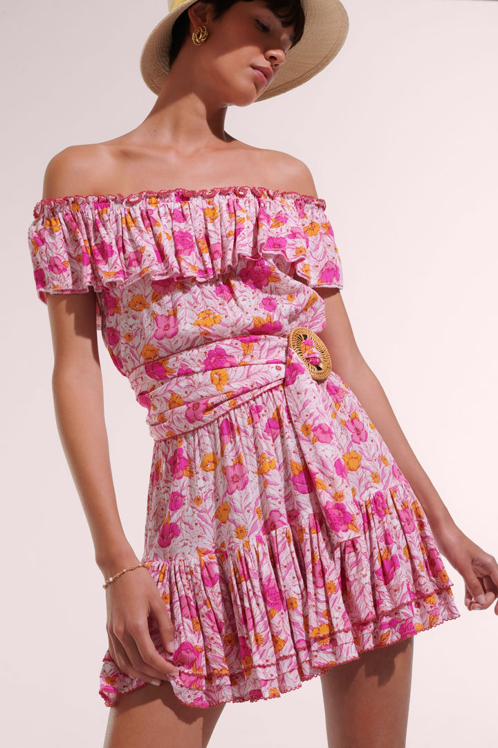 Mini Dress Bella - Pink Petunia