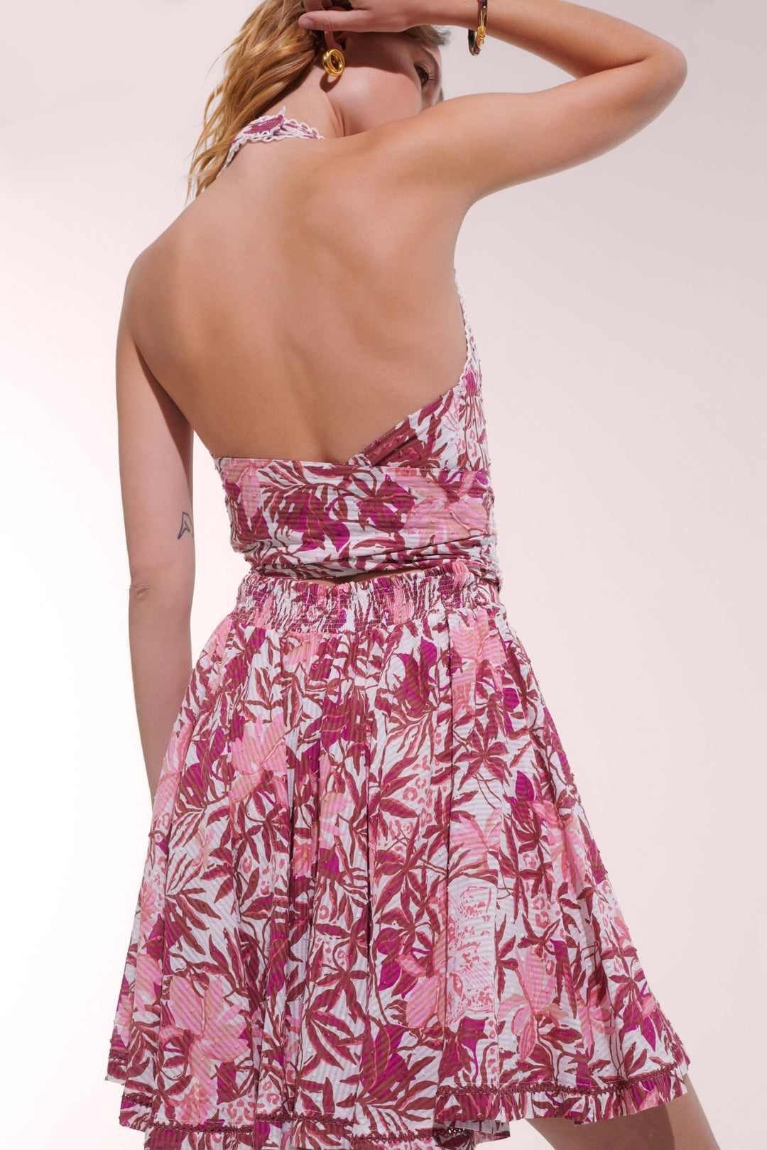 Robe Courte Beth - Pink Orchid