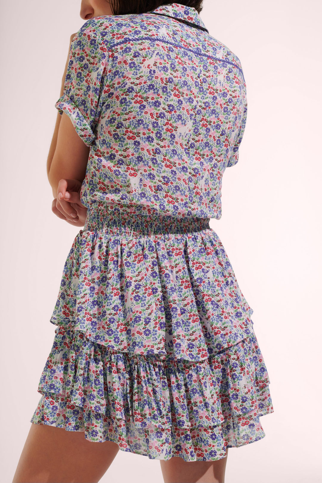 Robe Courte Brenda - Blue Jardin