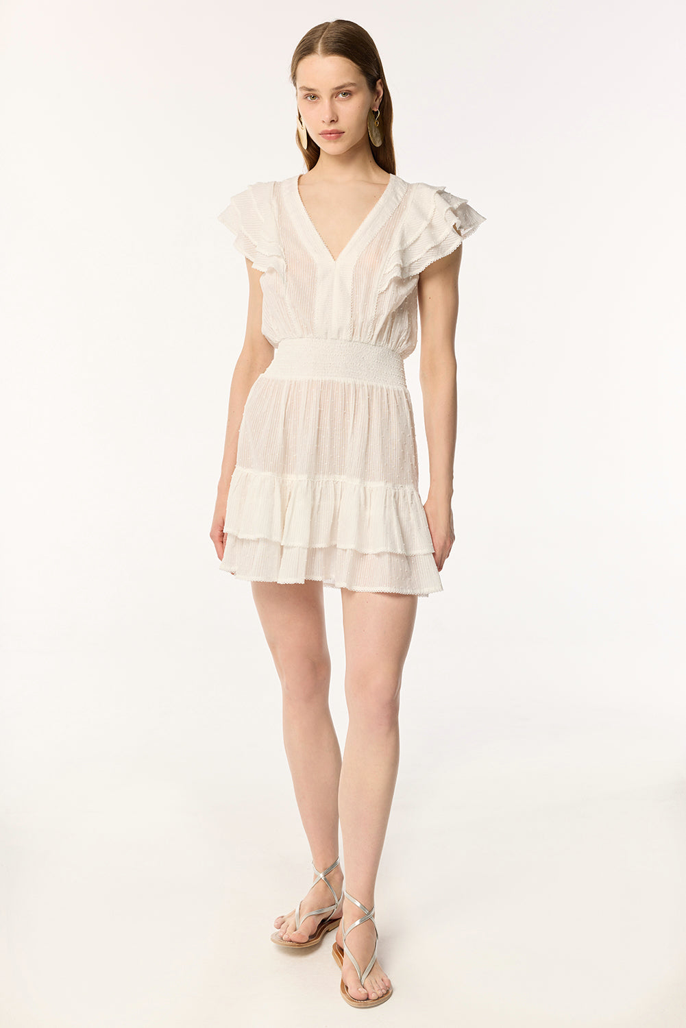 Mini Dress Camila - Natural White