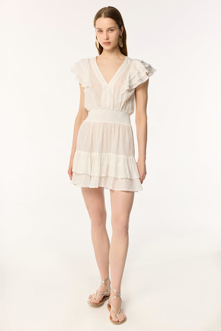 Mini Dress Camila - Natural White