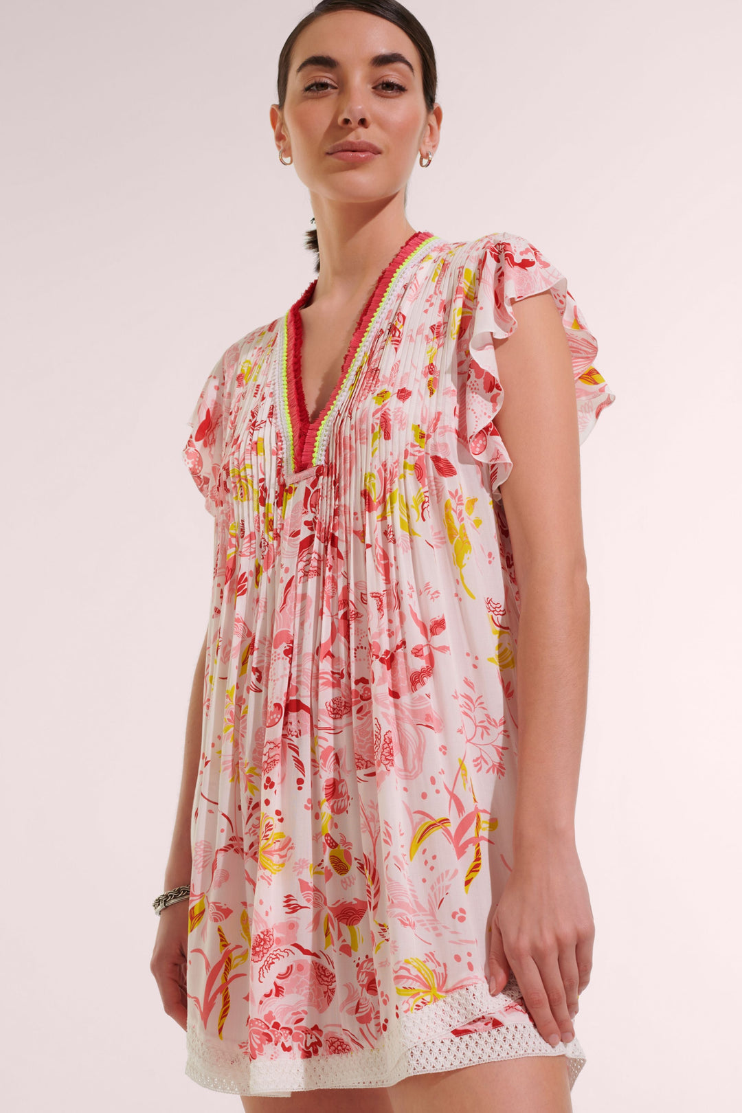 Robe Courte Sasha - Pink Nemesia