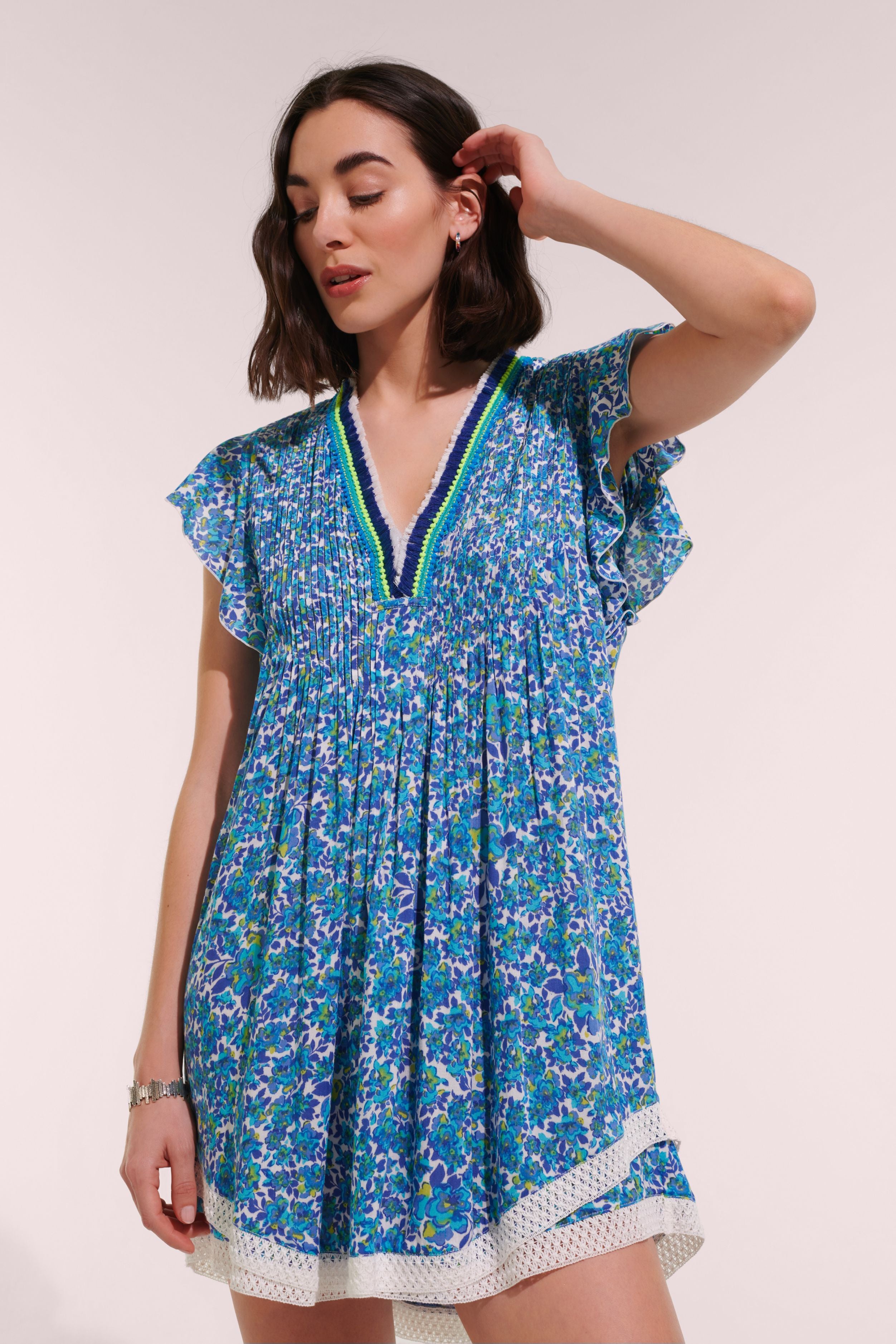 Cheapest Poupette St Barth - blue Sasha dress