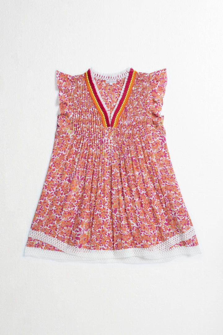 Kids Mini Dress Sasha - Pink Net