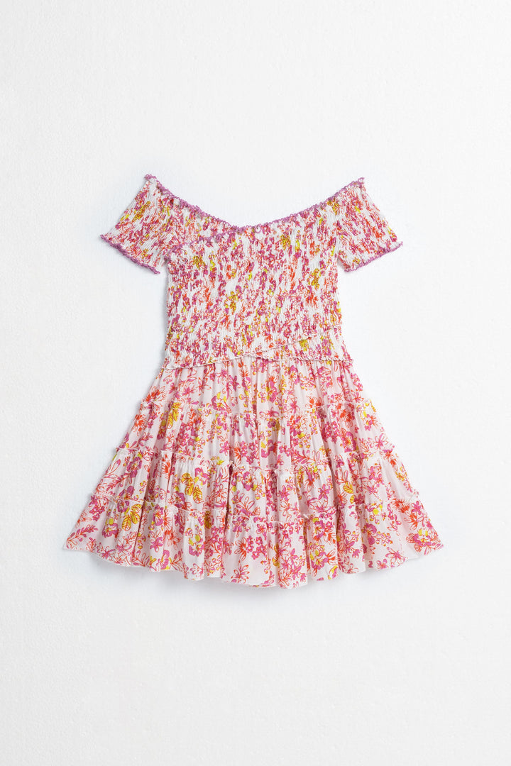 Kids Mini Dress Soledad - Pink Sweet