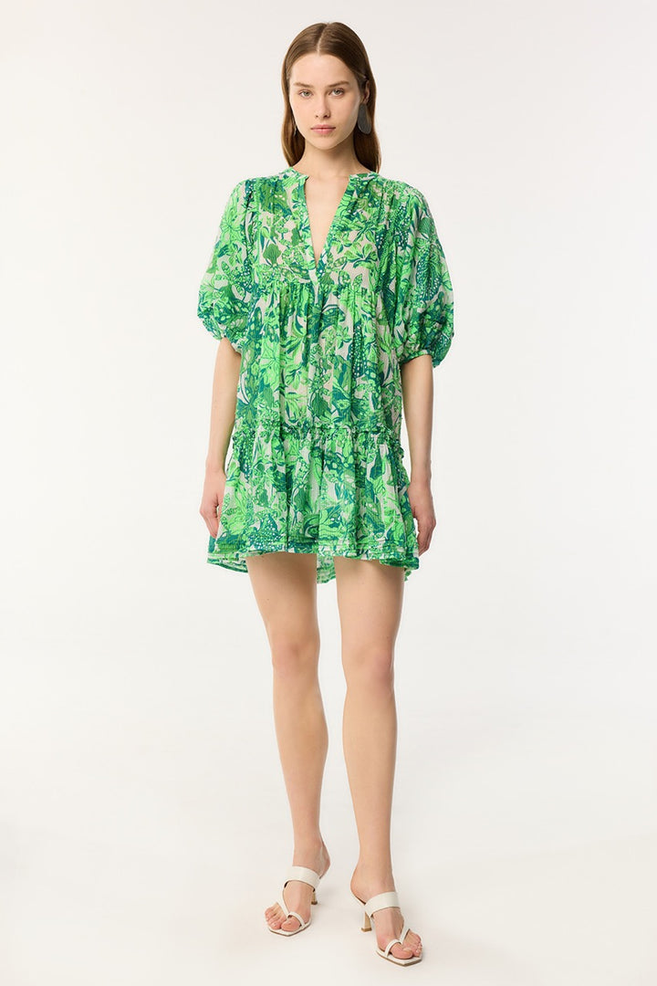 Robe Courte Aria - Green Jengel