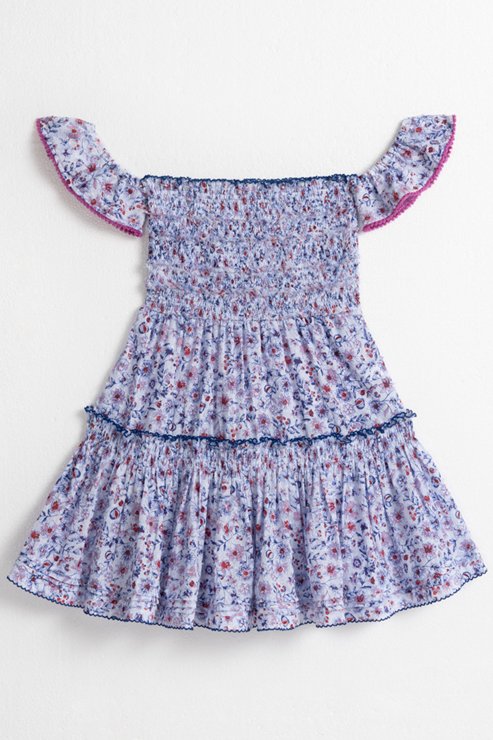 Kids Mini Dress Aurora - Blue Magnolia