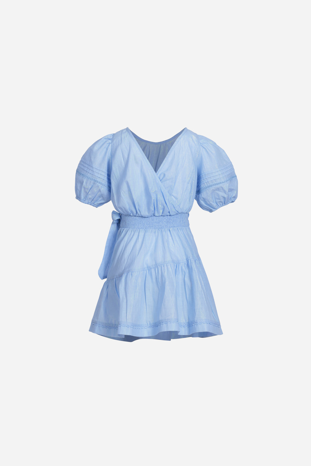 Mini Dress Chantal for girls - Light Blue