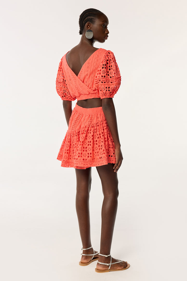 Mini Dress Chantal - Coral