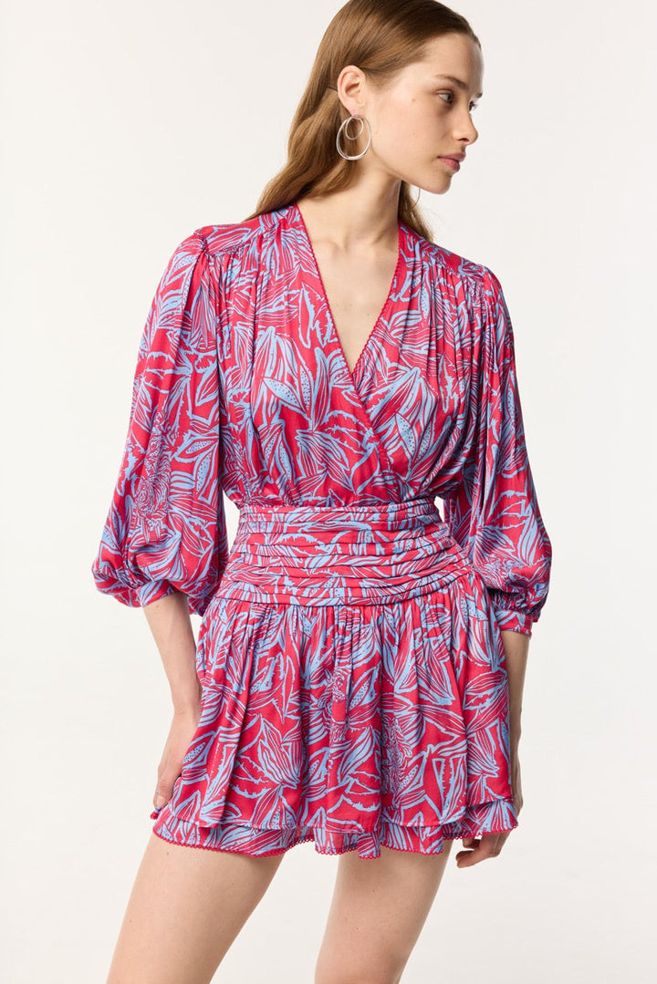 Robe Courte Colleen - Pink Pop Tiger