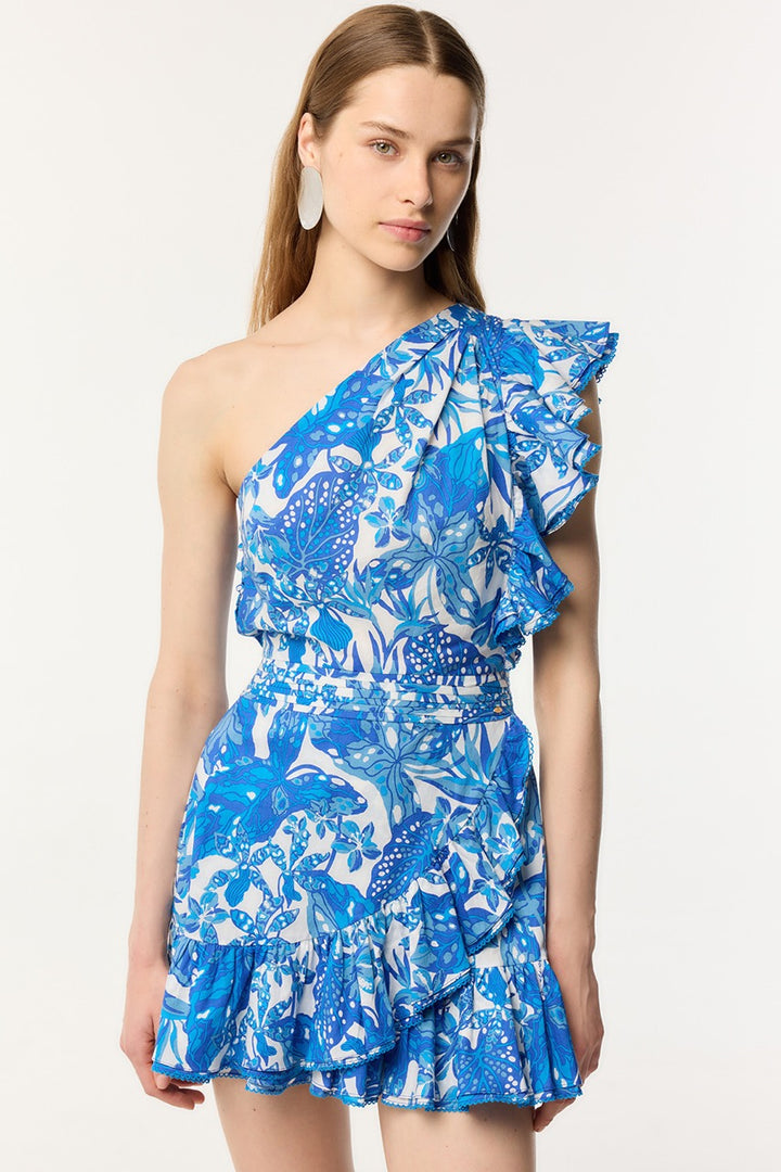 Robe Courte Corinne - Blue Jengel