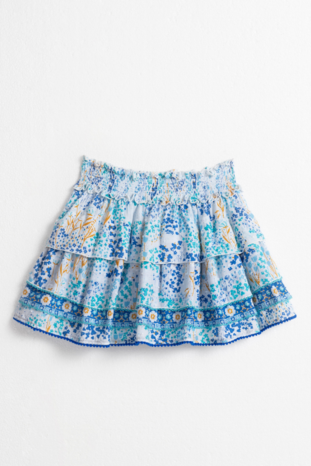 Kids Mini Skirt Ariel - White Blue Tulipe