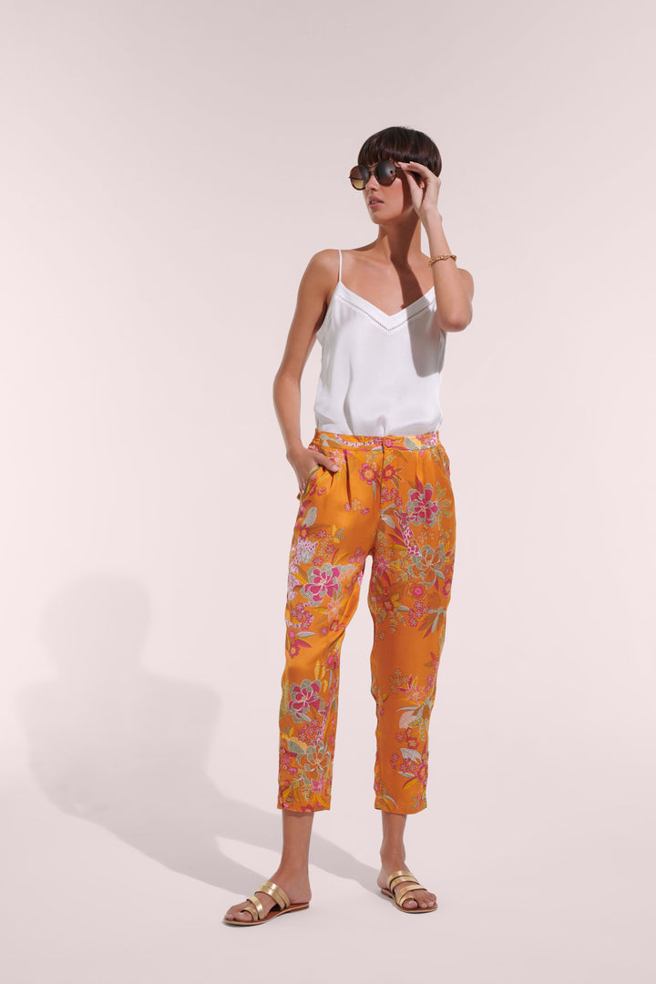 Pantalon Bel - Orange Leo Forest