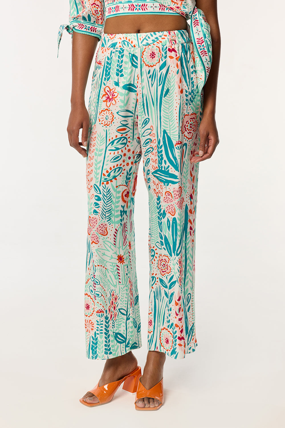 Pantalon Cecile - Mint Plum