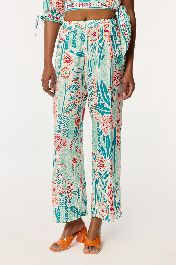 Pant Cecile - Mint Plum