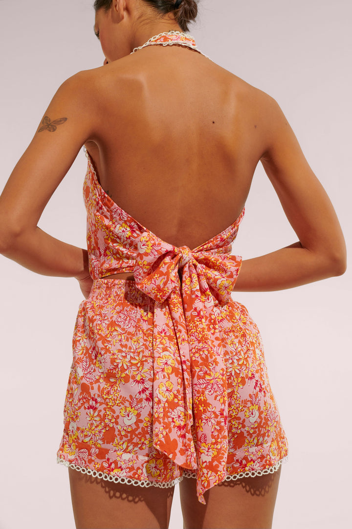 Short Jumpsuit Beth - Pink Sweet Bell