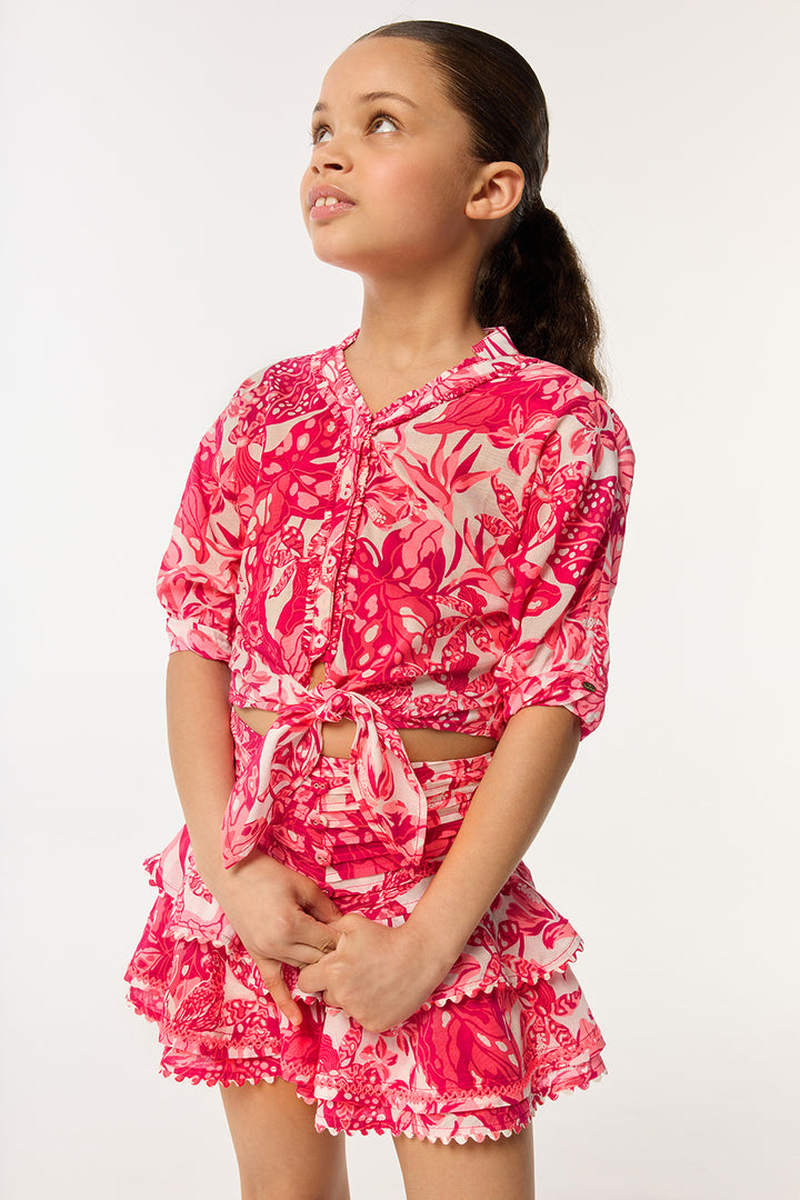 Kids Shirt Azia - Pink Jengel