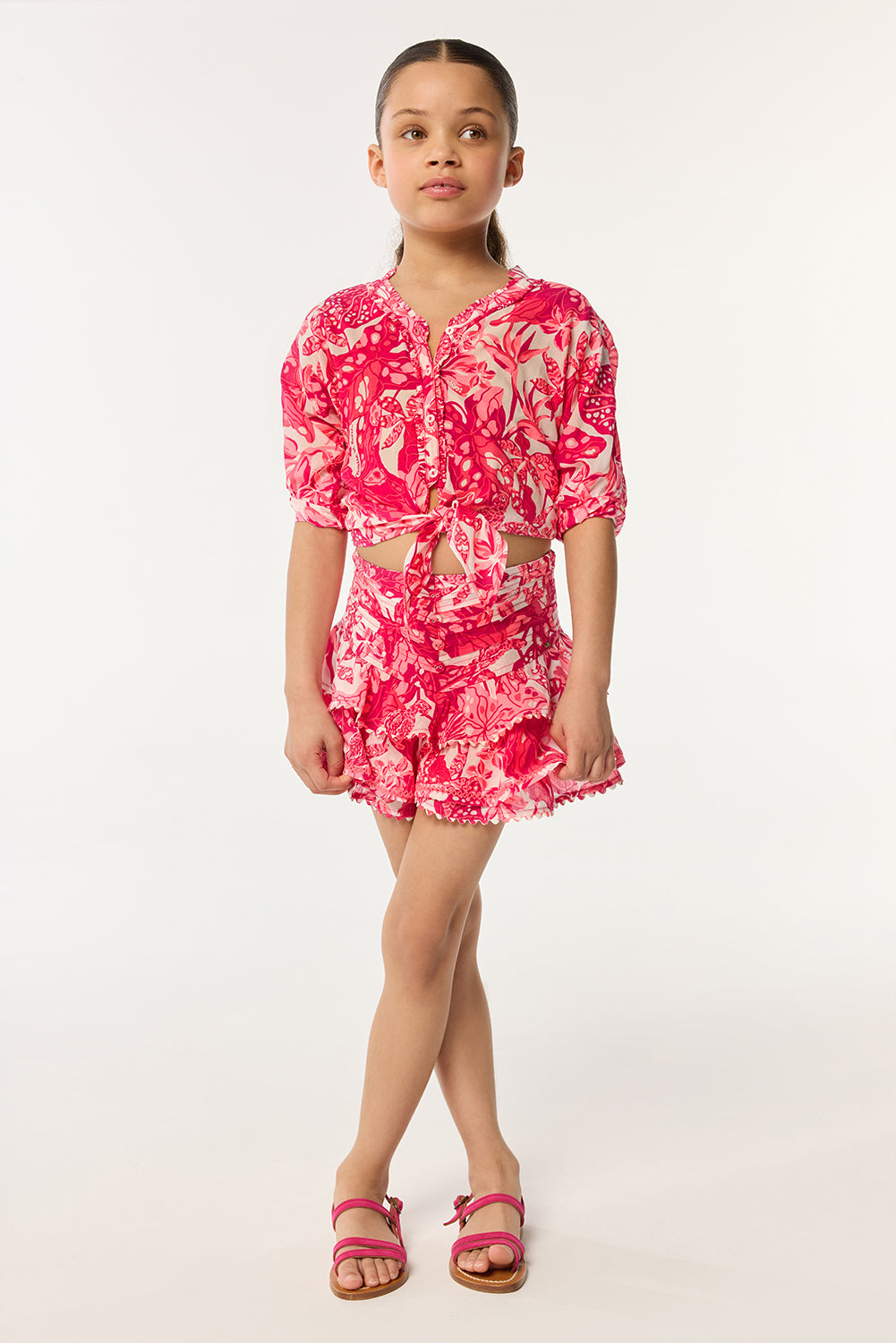 Kids Shirt Azia - Pink Jengel