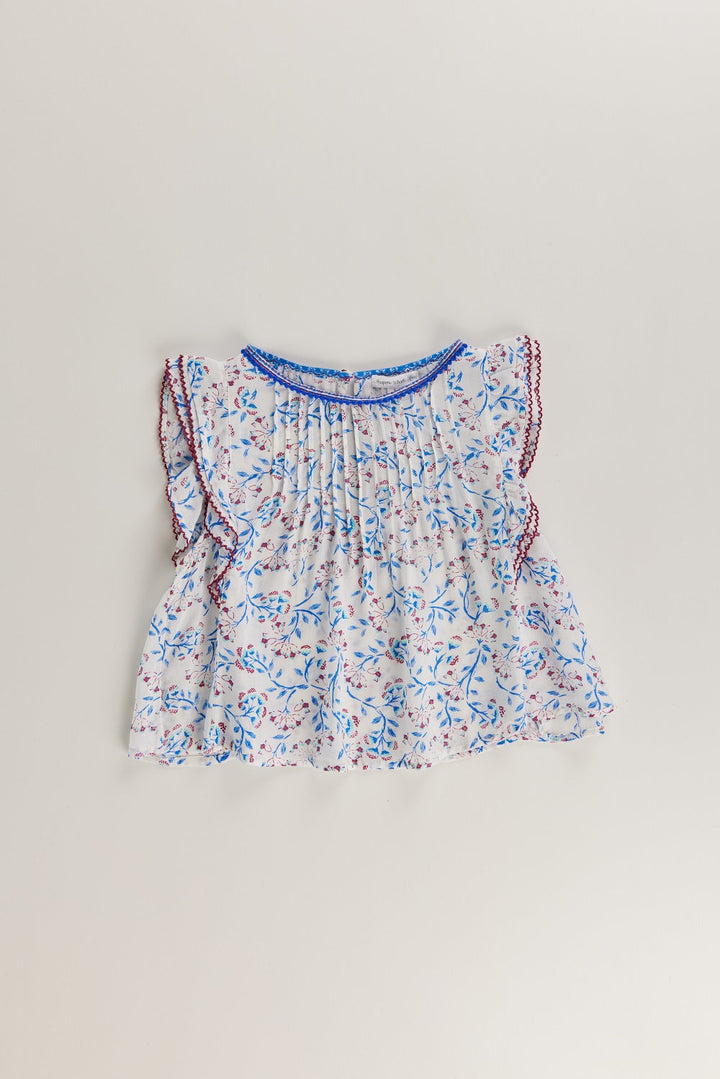 Blouse Enfant Amber - Blue Cerise